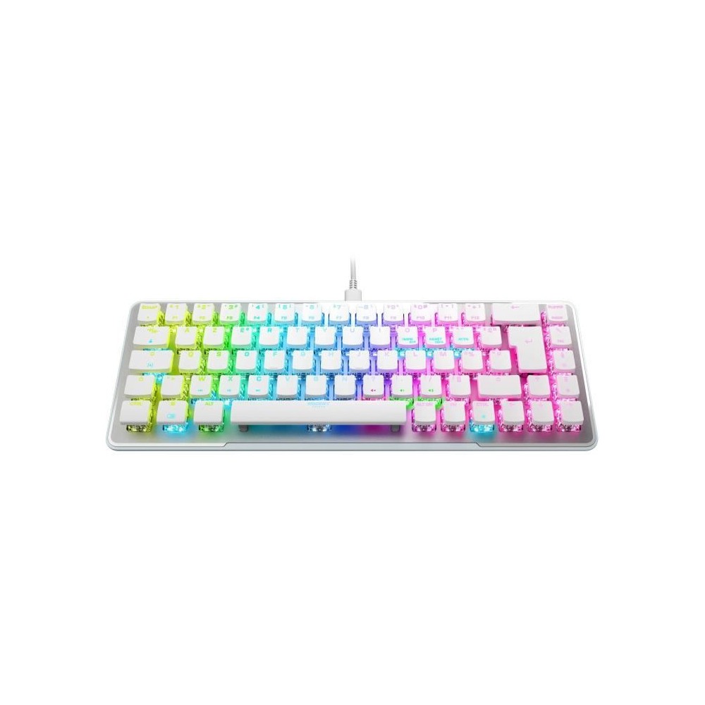 Clavier filaire - Optique et mécanique - ROCCAT - Vulcan II Max - AZERTY - Rétro-éclairage - Blanc