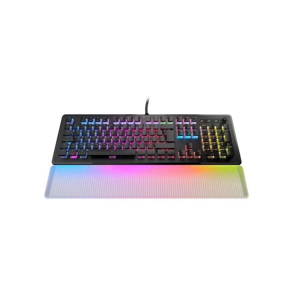 Clavier gamer optique et mécanique - ROCCAT - ROC-12-004 Vulcan II Max - Linéaire - Éclairage RGB - Noir