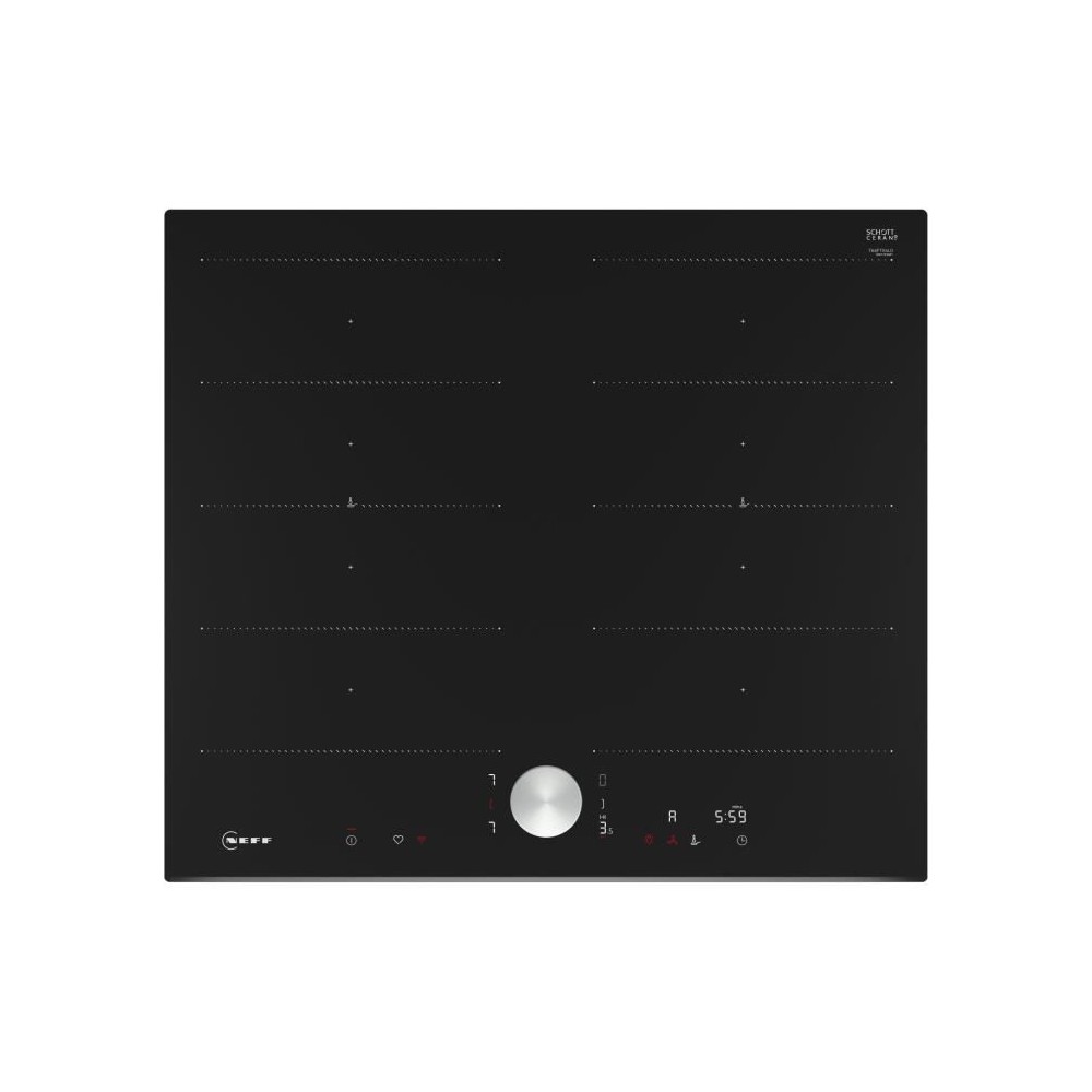 Table de cuisson a induction - NEFF N90 - 4 foyers - 7400 W - 59,2 x 5