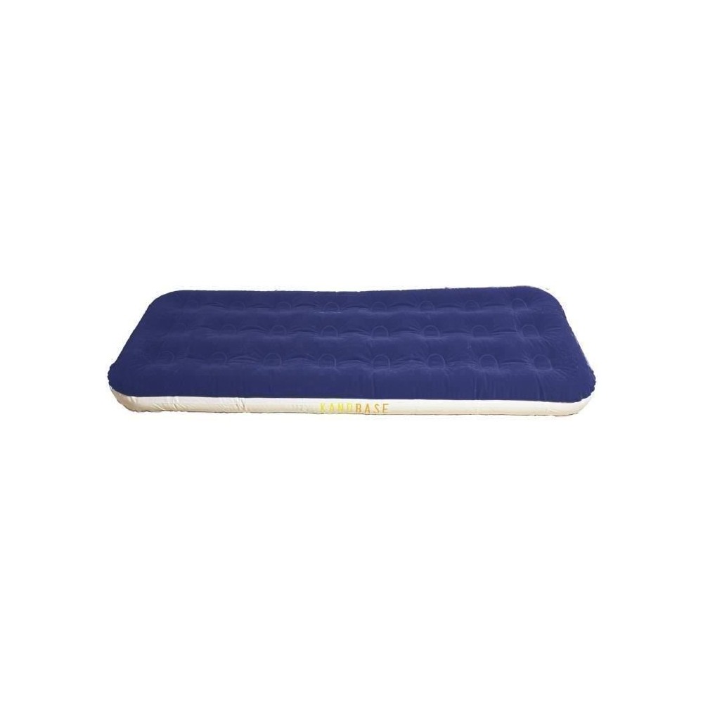 KANDBASE - Matelas floque de camping 1 personne