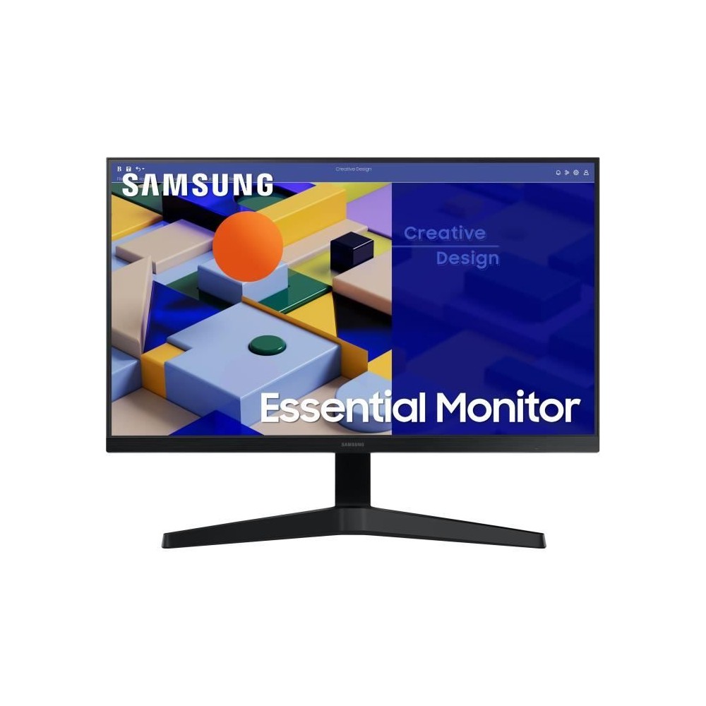 Ecran PC Samsung S31C 27,16:9, Dalle IPS, 5ms, FHD : 1920 x 1080,75Hz,250 cd/m²,1000:1, HDMI, VGA, Inclinable