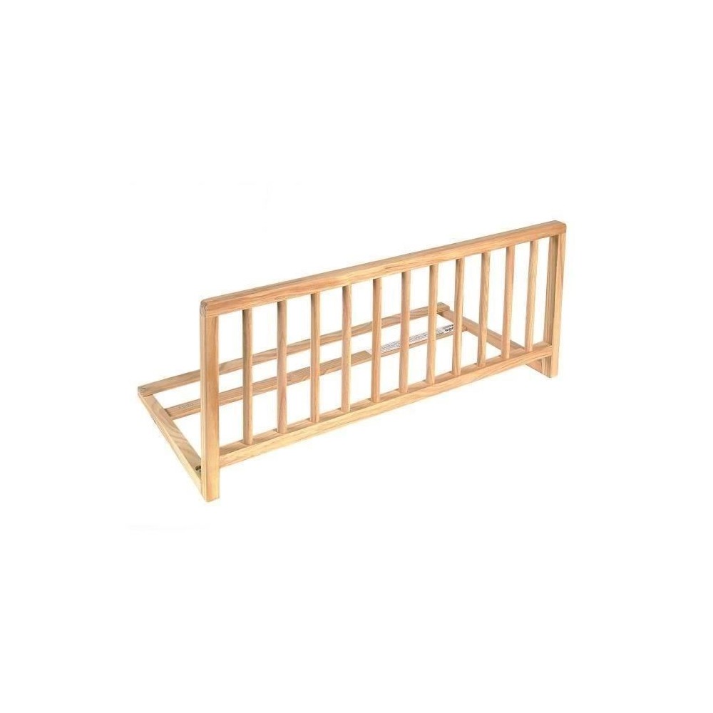 Barriere de Lit Nidalys Bois Naturel 120 CM Norme BS - Sécurité pour