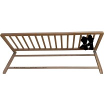 Barriere de Lit Nidalys Bois Naturel 120 CM Norme BS - Sécurité pour