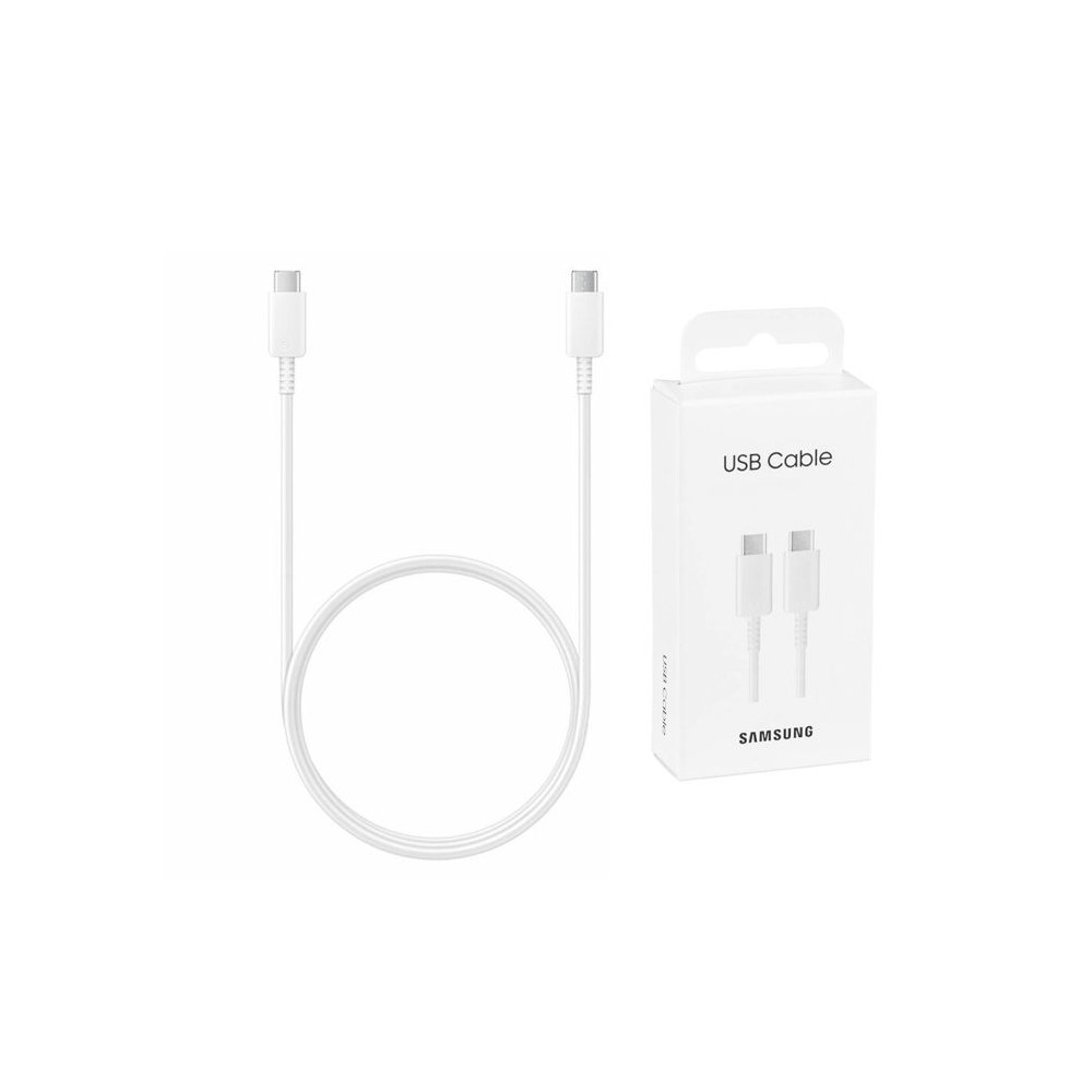 Cable USB Type C - USB Type C - Charge rapide 25W - SAMSUNG - 1 M - Blanc