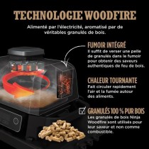 Barbecue électrique - NINJA - Woodfire - OG701EU - Grill, fumoir & ai