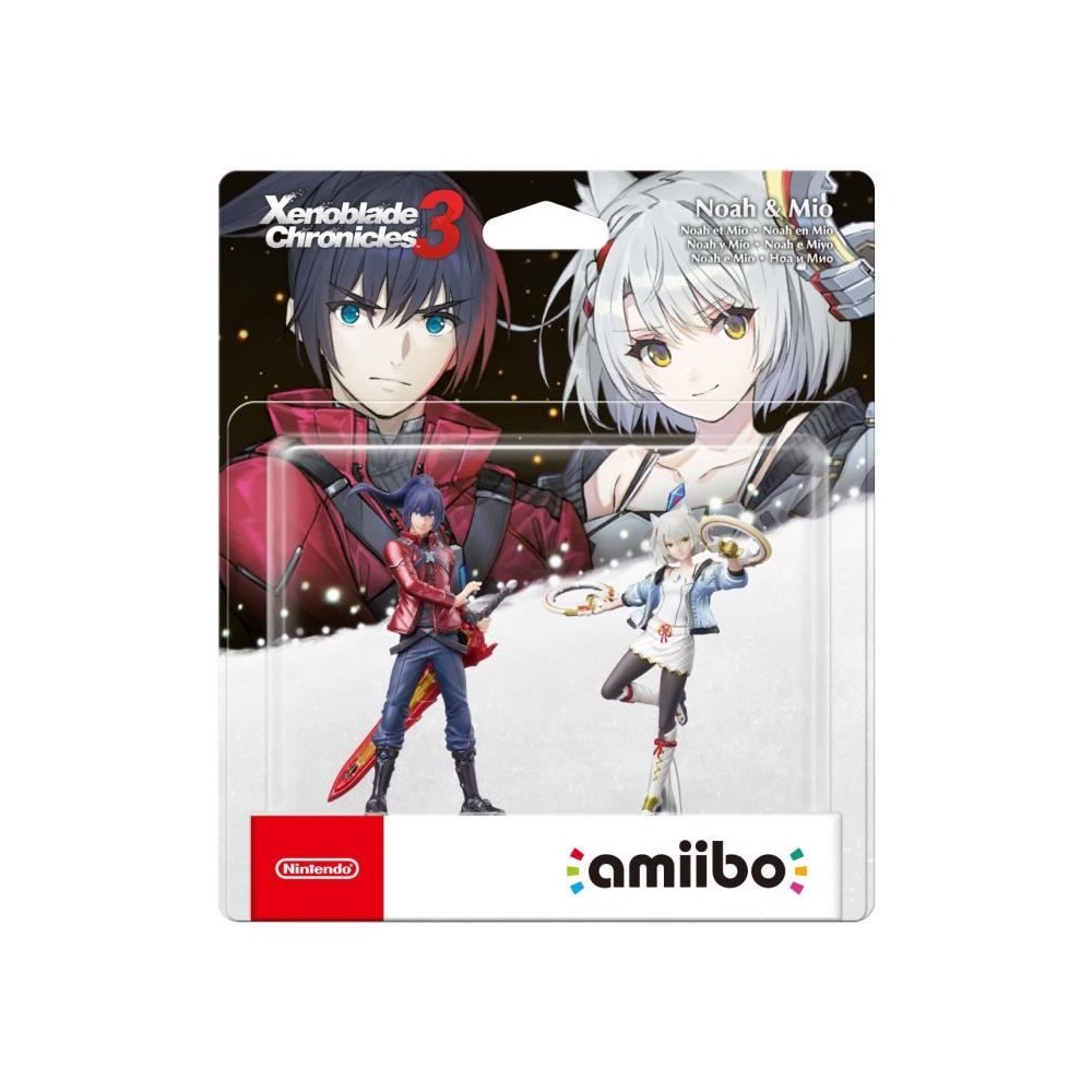 Figurine Amiibo - Noah & Mio • Collection Xenoblade Chronicles