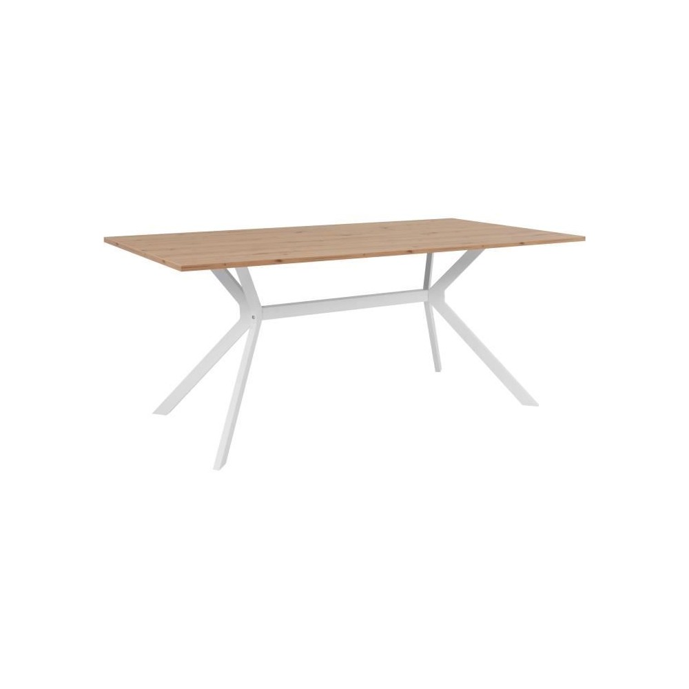 Table a manger - Onex 81A -180 x 75 x 90 cm - Coloris chene artisant /