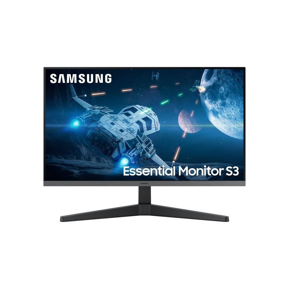 Ecran PC Samsung LS24C330GAUXEN 24'' (16:9), Full HD 1920x1080, 100Hz, 1ms (MPRT), Plat, 250cd/m2, 1000:1, Inclinable, Cable(s)