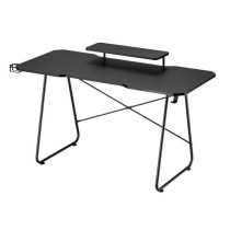 Bureau Gaming OPLITE ATIKA T10 XL Noir - Plateau en mélaminé et piet