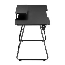 Bureau Gaming OPLITE ATIKA T10 XL Noir - Plateau en mélaminé et piet