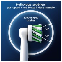 Oral-B Pro Cross Action Brossettes Pour Brosse a Dents, Pack De 3 Unit