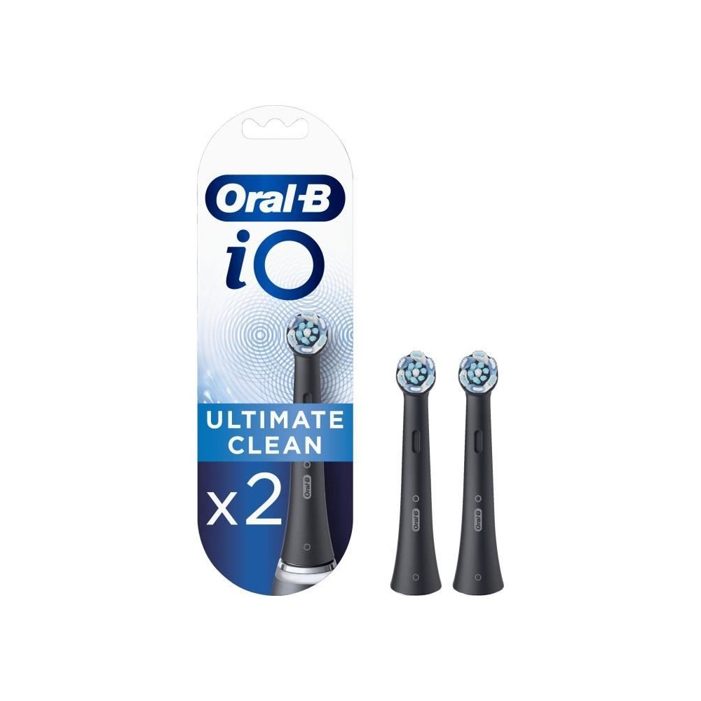 Brossette dentaire Oral B IO ULTIMATE CLEAN BLACK X2