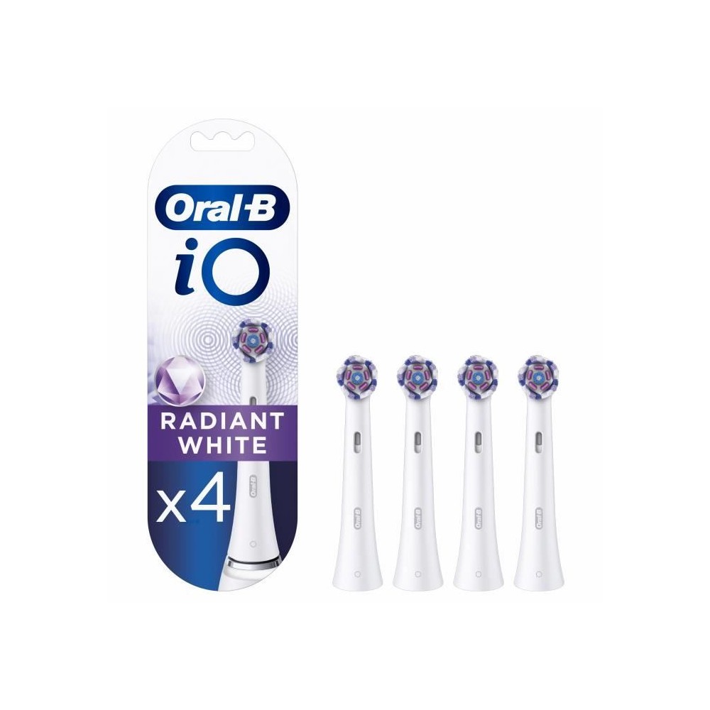 Oral-B iO Radiant White Brossettes, Lot De 4