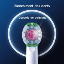 Brossettes ORAL-B - 3D White - Pack de 8 brossettes pour brosse a dent