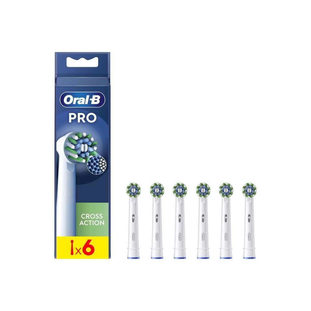 Brossette ORAL-B - Cross Action - pour brosse a dent électrique - pac