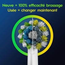 Brossette ORAL-B - Cross Action - pour brosse a dent électrique - pac