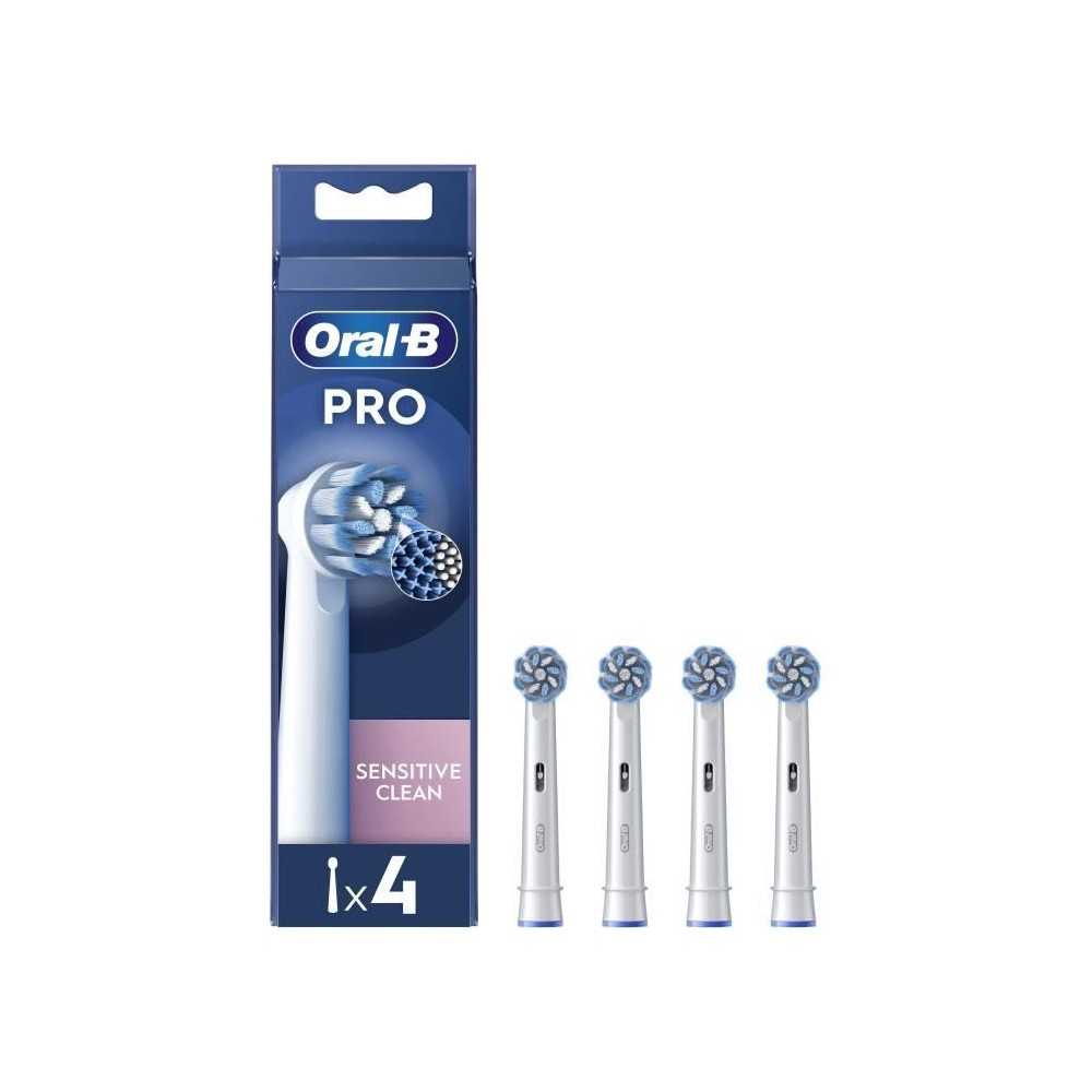 Brossettes - ORAL-B - Pro Sensitive Clean - Pour brosse a dents - 4 un