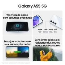 Smartphone Samsung Galaxy A55 5G 128Go Bleu nuit