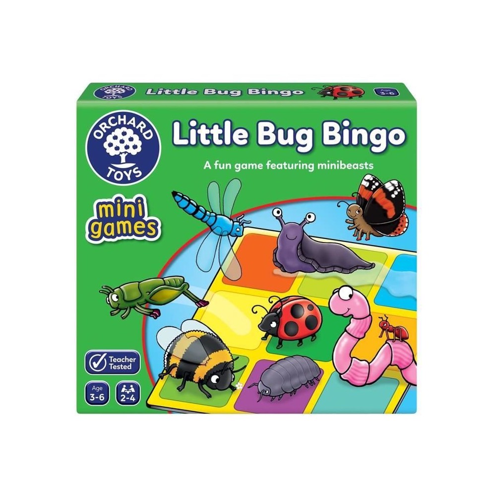 Little Bug Bingo - Jeu de bingo - ORCHARD - 3 a 6 ans