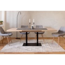 Table a manger extensible ORLANDO - Rectangulaire - style industriel -