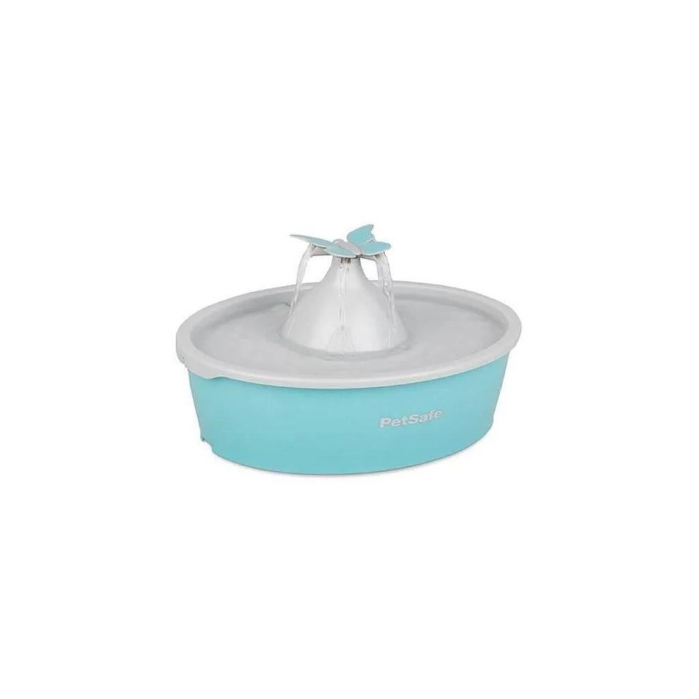 Fontaine pour animaux - PETSAFE - Drinkwell Papillon - 1,5 L - Bleu et