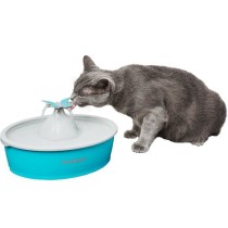 Fontaine pour animaux - PETSAFE - Drinkwell Papillon - 1,5 L - Bleu et