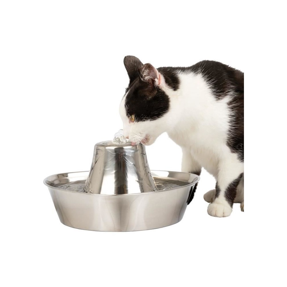 Fontaine pour Animaux - PETSAFE - SEASIDE - Inoxydable - 1,8 L - Silen