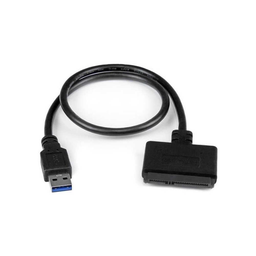 Adaptateur USB 3.0 vers SATA III de 2,5 avec UASP - Adaptateur USB 3.0 vers SATA III pour DD / SSD SATA 2,5 avec UASP