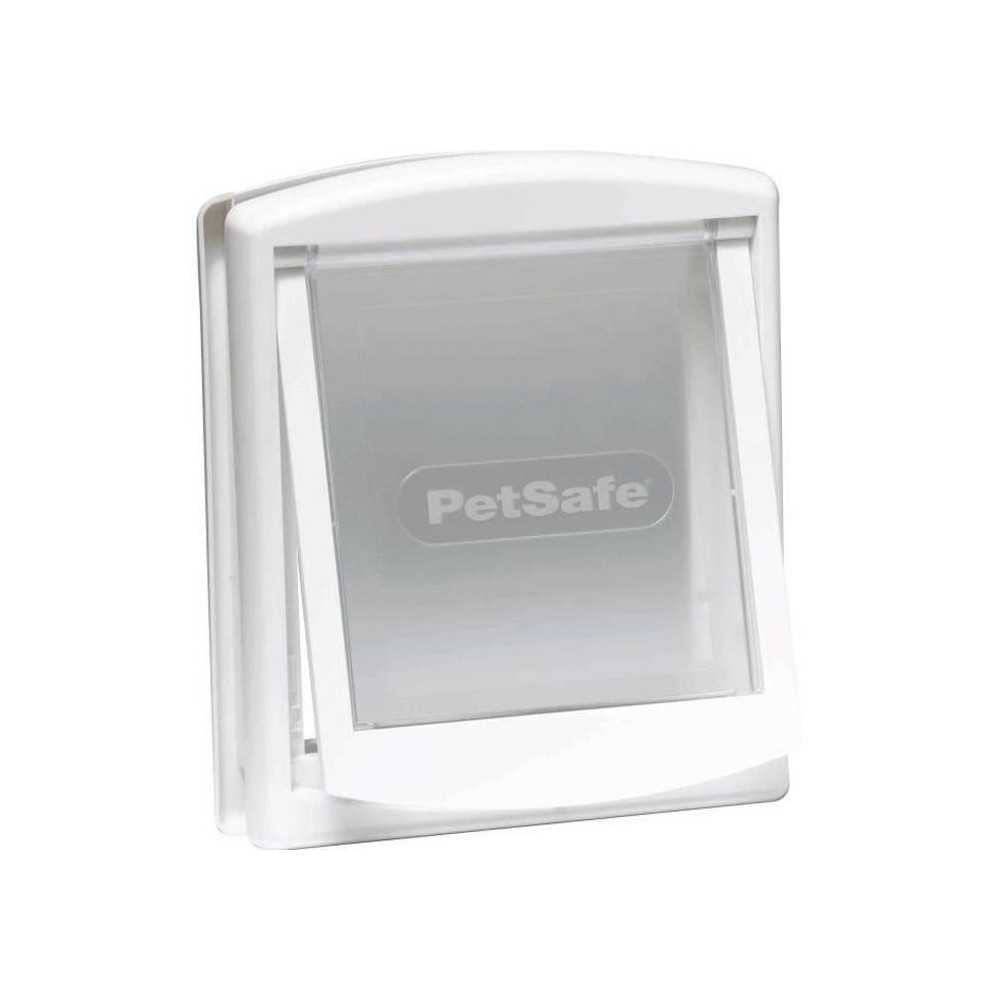 PetSafe Porte a 2 Voies pour Chiens 715 Petit Blanc Chatiere pour Chie