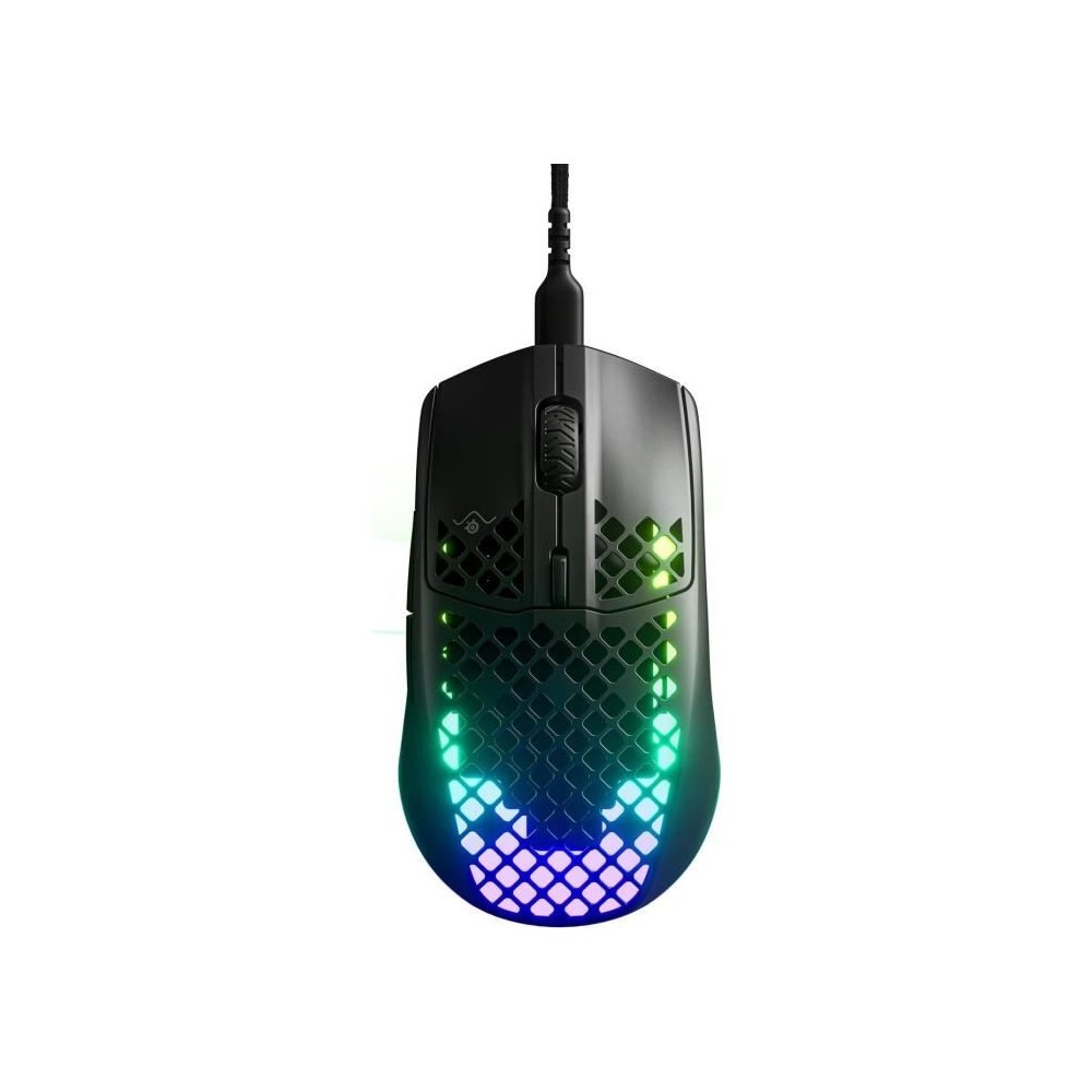 Souris gamer filaire ultra légere - STEELSERIES - AEROX 3 (2022) EDITION ONYX - Noir