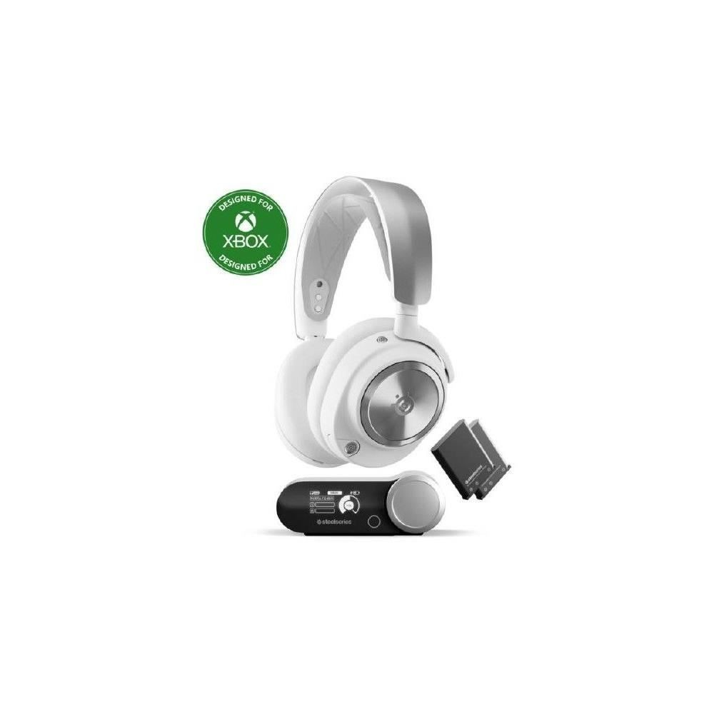 Casque Gaming Sans fil - STEELSERIES - Arctis Nova Pro X - Blanc