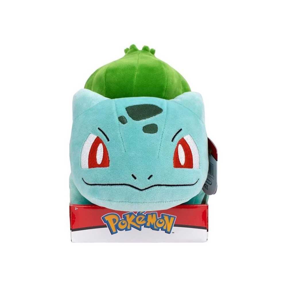 Peluche - BANDAI - Pokémon Bulbizarre - 30 cm, pure douceur et tendre