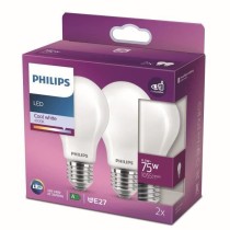 Philips ampoule LED Equivalent 75W E27 Blanc froid non dimmable, verre