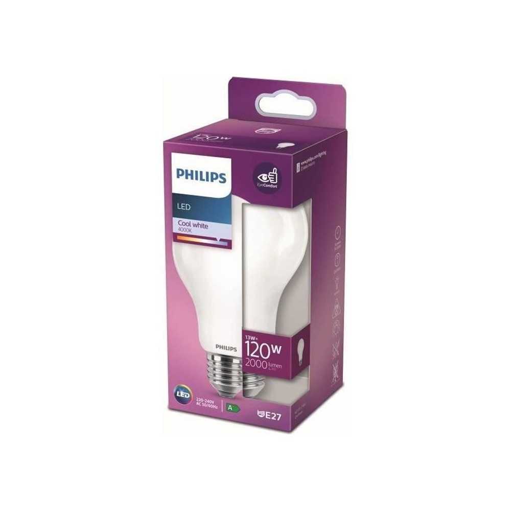 Philips Ampoule LED Equivalent 120W E27 Blanc froid Non Dimmable, verr