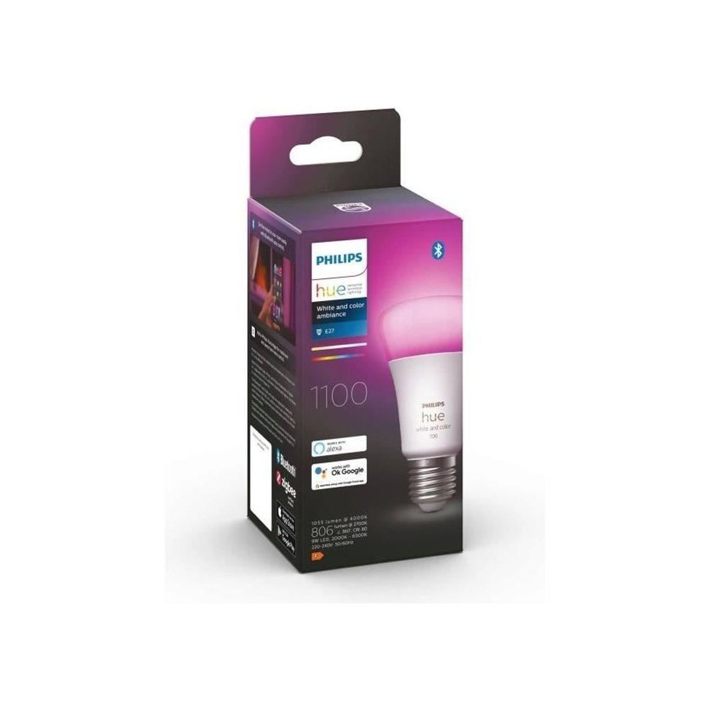 PHILIPS Hue White and Color Ambiance - Ampoule LED connectée 10W Equi