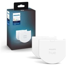 Philips Hue Module d'interrupteur mural, Pack de 2, Blanc, fonctionne