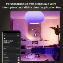 Philips Hue Module d'interrupteur mural, Pack de 2, Blanc, fonctionne