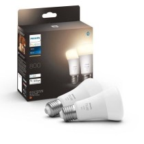 PHILIPS Hue White Ampoules LED connectées E27 - Compatible Bluetooth