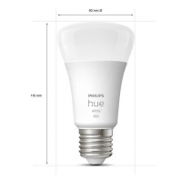 PHILIPS Hue White Ampoules LED connectées E27 - Compatible Bluetooth