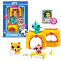 BANDAI - Littlest Pet Shop - Pack Tiki Jungle - 3 animaux et accessoir