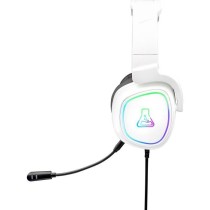 Casque Gamer Filaire - The G-Lab - KORP RADIUM - Microphone - RGB - Blanc