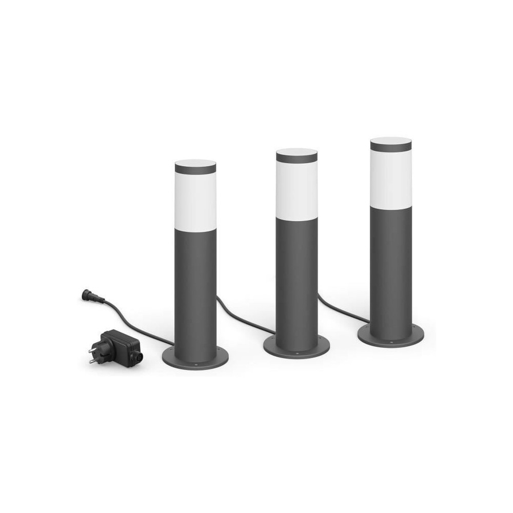 Pack de 3 bornes extérieures PHILIPS Garden Link - Basse tension - 24