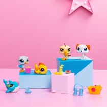 BANDAI - Littlest Pet Shop - Collector Set Theme Plage - 5 animaux et