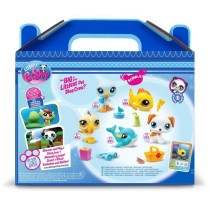 BANDAI - Littlest Pet Shop - Collector Set Theme Plage - 5 animaux et