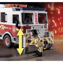 PLAYMOBIL 70935 Camion de pompiers avec échelle, City Action, Les pom