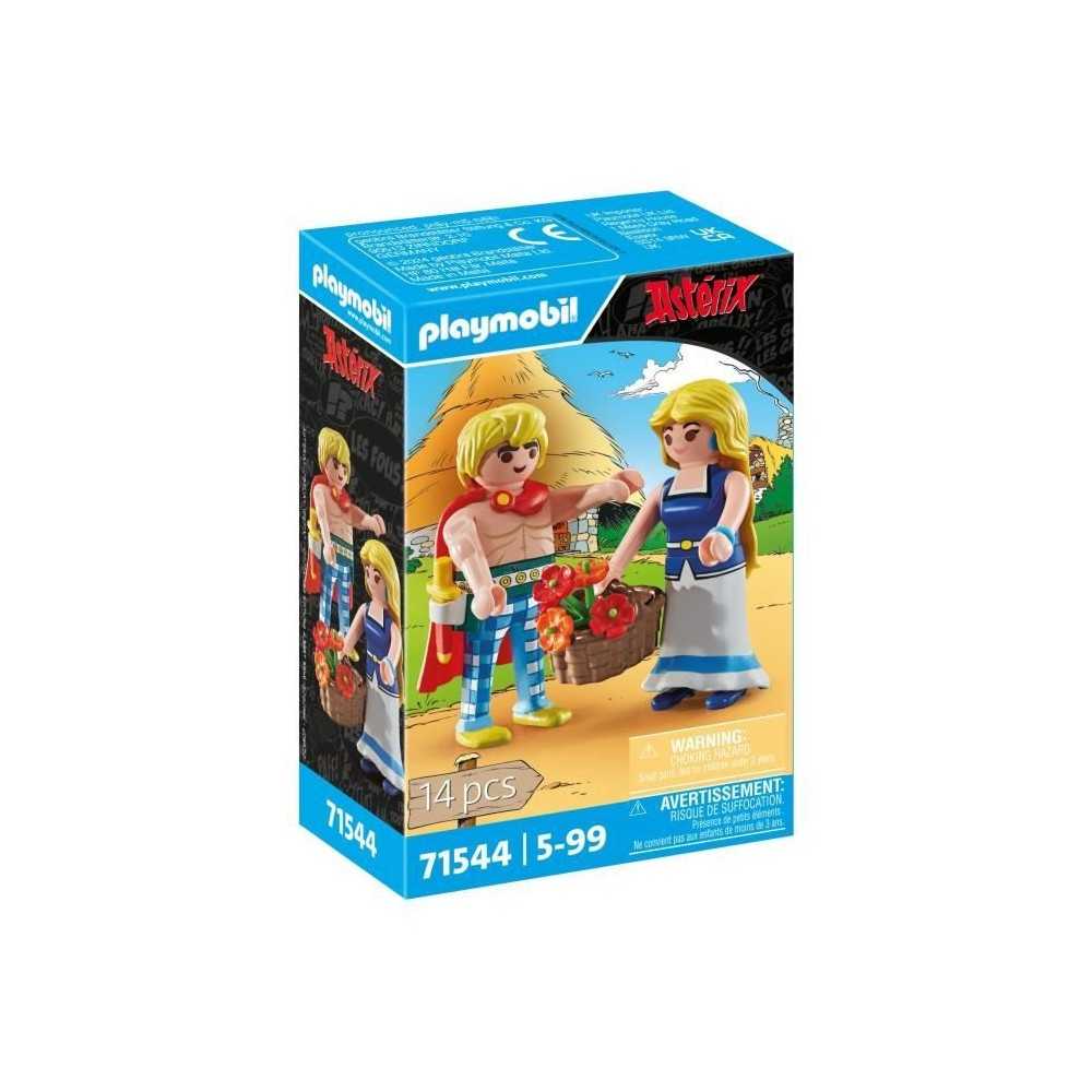 PLAYMOBIL 71544 Astérix Tragicomix et Falbala, Personnages, Des 5 ans