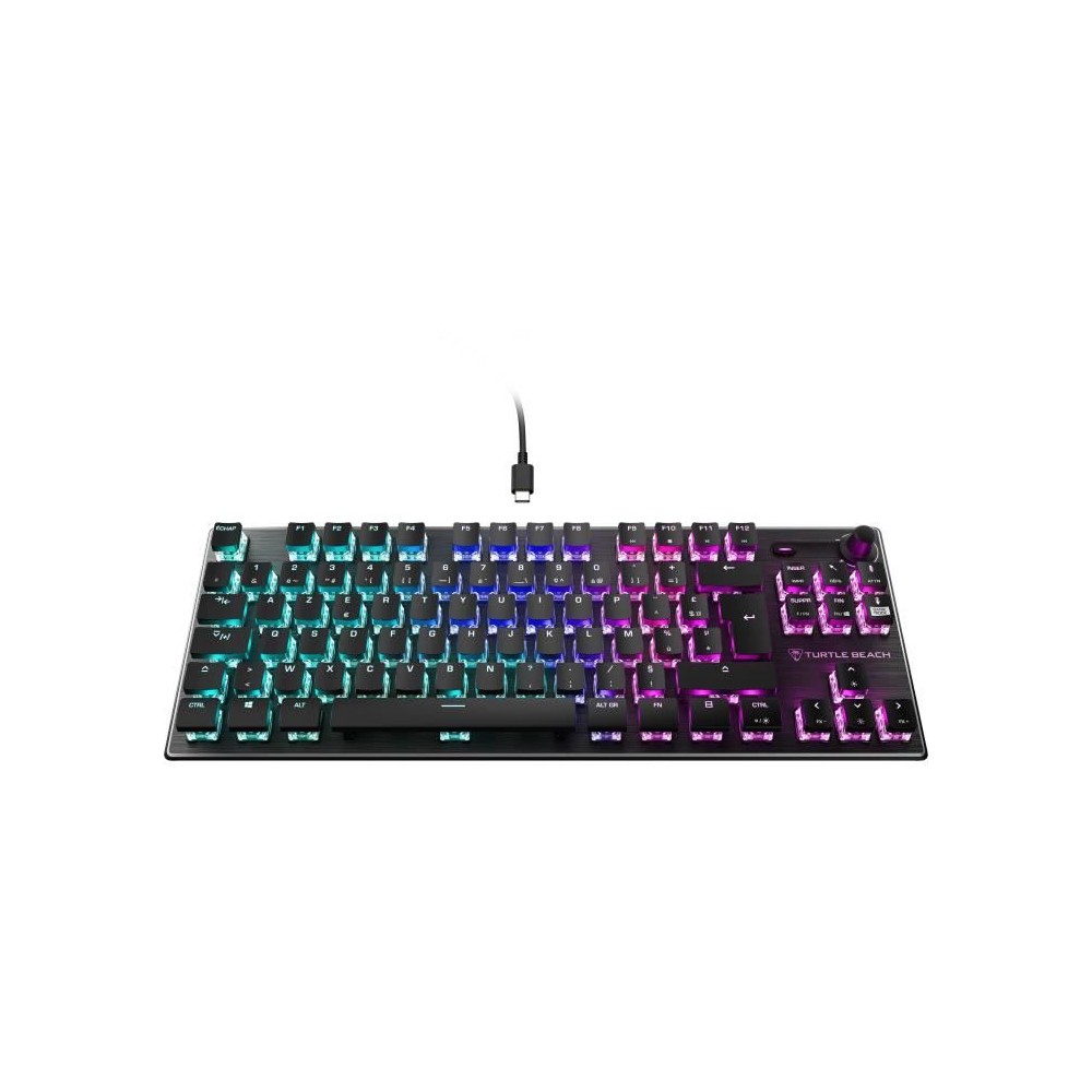 Clavier gaming RGB mécanique compact - TURTLE BEACH - Vulcan TKL - Noir