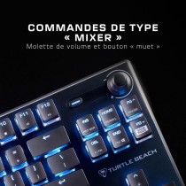 Clavier gaming RGB mécanique compact - TURTLE BEACH - Vulcan TKL - Noir