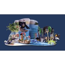 PLAYMOBIL 71636 Calendrier l'Avent Pirate, 24 surprises, 98 pieces, De