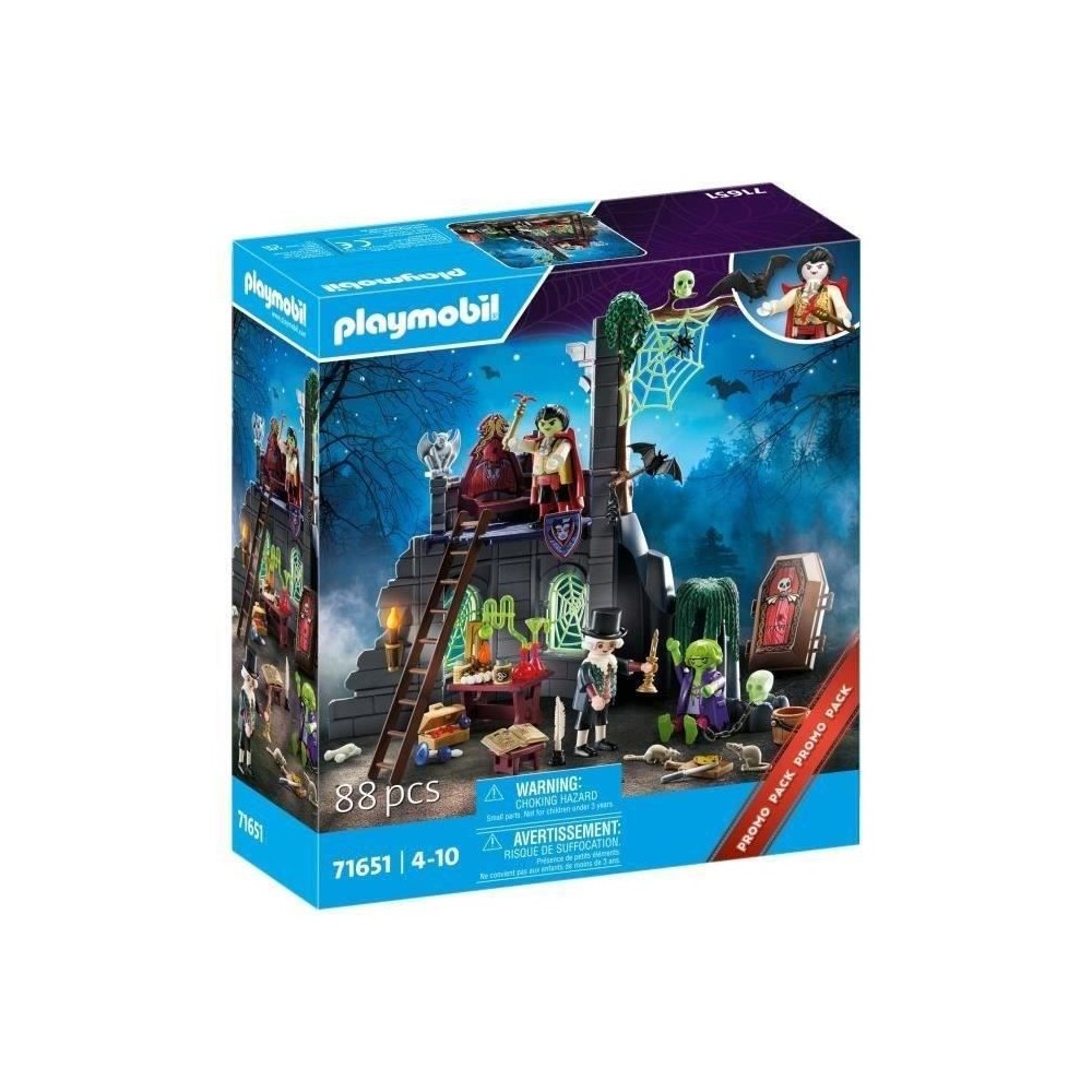 PLAYMOBIL 71651 Ruine hantée, 88 pieces, Des 4 ans